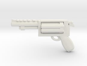 Revolver in White Natural Versatile Plastic