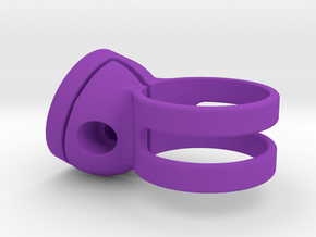 30.9 mm Garmin Varia Seat Post Mount in Purple Processed Versatile Plastic