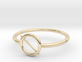 dom lo o ring size 7 in 14K Yellow Gold