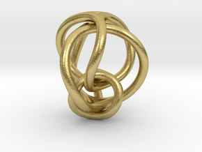 two_in_one in Natural Brass (Interlocking Parts)