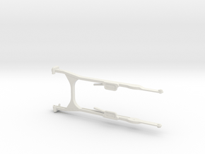 MG08 Sled Front Legs in 1/6th Scale in White Natural Versatile Plastic
