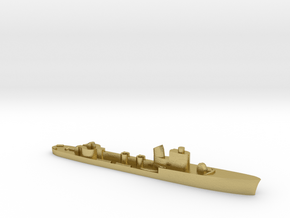 Italian Spica class torpedo boat 1:1200 WW2 in Natural Brass