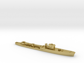 Italian Orsa class torpedo boat 1:1200 WW2 in Natural Brass