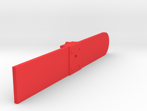 Signal Semaphore Blade Wooden (Square) 1:19 scale in Red Processed Versatile Plastic