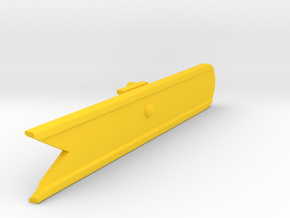 Signal Semaphore Blade (Fish Tail) 1:19 scale in Yellow Processed Versatile Plastic