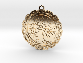Tree Of Life Pendant in 14K Yellow Gold