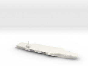1/1250 Scale French PANG Aircraft Carrier Concept in White Natural Versatile Plastic