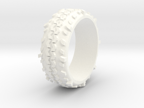 Swamper Tire Ring in White Processed Versatile Plastic