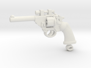 PoliceMK4_Optic revolver in White Natural Versatile Plastic