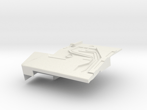 Flight Circuits - 01R - Front Plate Right in White Natural Versatile Plastic
