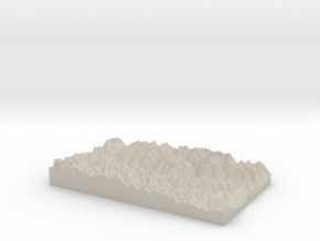 Model of Goldrain in Natural Sandstone