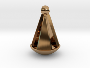 Silent Bell in Polished Brass