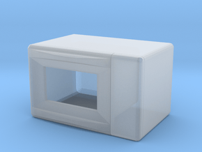 Miniature Dollhouse Microwave in Smooth Fine Detail Plastic: 1:48 - O