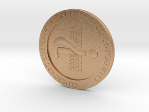 Clueboard/QMK Coin in Natural Bronze