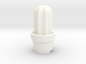 Cactus Pots 001 in White Processed Versatile Plastic
