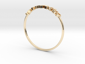 Astrology Ring Capricorne US7/EU54 in 14k Gold Plated Brass