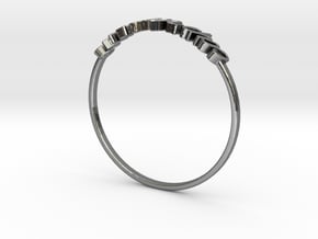 Astrology Ring Capricorne US7/EU54 in Polished Silver