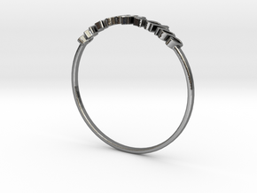 Astrology Ring Capricorne US8/EU57 in Polished Silver