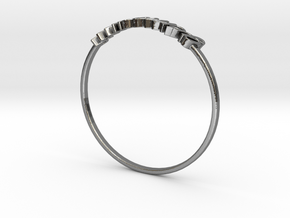 Astrology Ring Gémeaux US8/EU57 in Polished Silver