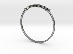 Astrology Ring Poissons US8/EU57 in Polished Silver