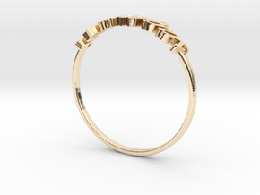 Astrology Ring Sagittaire US5/EU49 in 14k Gold Plated Brass