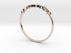 Astrology Ring Sagittaire US5/EU49 in Platinum
