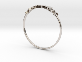 Astrology Ring Sagittaire US7/EU54 in Platinum