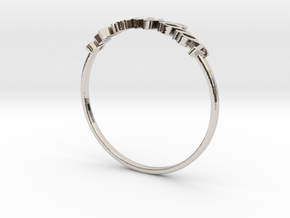 Astrology Ring Sagittaire US6/EU51 in Platinum