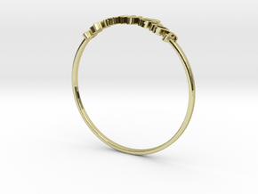 Astrology Ring Sagittaire US10/EU61 in 18K Yellow Gold
