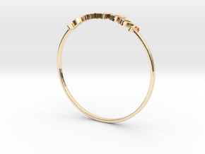 Astrology Ring Sagittaire US11/EU64 in 14k Gold Plated Brass