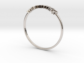 Astrology Ring Taureau US5/EU49 in Platinum