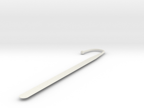 Bookmark in White Natural Versatile Plastic