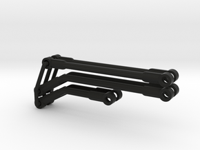 High Clearance Rub Fix Links for SCX24 B-17 Betty in Black Natural Versatile Plastic