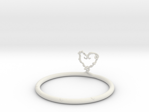 Ring2 in White Natural Versatile Plastic