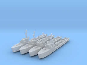 1/1250 Jagaren Class Destroyer x4 in Tan Fine Detail Plastic