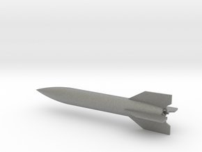 1/110 Scale V-2 Rocket in Gray PA12
