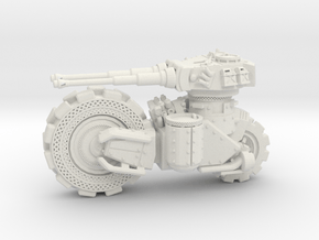 Dwarf Panzer Bike in White Natural Versatile Plastic