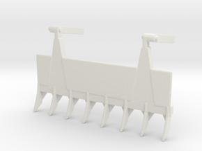 1/87 Scale USA Dozer Attachment in White Natural Versatile Plastic