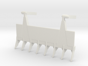 1/72 Scale USA Dozer Attachment in White Natural Versatile Plastic