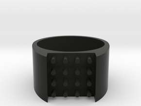 16-bit ring (US6/⌀16.5mm) in Black Natural Versatile Plastic