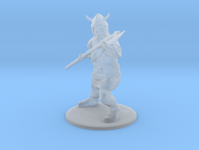 Dwarf with Bardiche Miniature in Smooth Fine Detail Plastic: 1:60.96