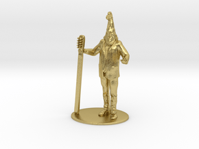 Vermin Supreme Miniature in Natural Brass: 1:48 - O