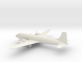 Douglas DC-6 in White Natural Versatile Plastic: 6mm