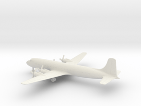 Douglas DC-7 in White Natural Versatile Plastic: 6mm