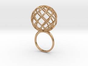 AIR RING . SMALL in Polished Bronze: 5 / 49