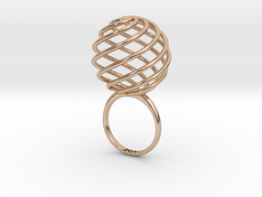 FIRE RING in 14k Rose Gold: 5 / 49