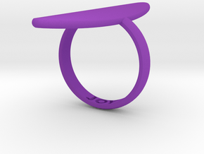 ELIPTIC RING in Purple Processed Versatile Plastic: 5 / 49