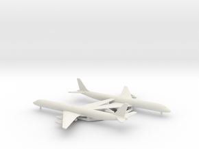 Douglas DC-8-63 in White Natural Versatile Plastic: 1:700