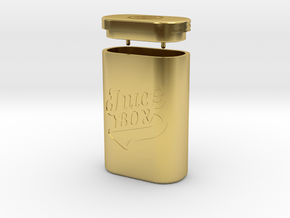 JUICE BOX  in Polished Brass