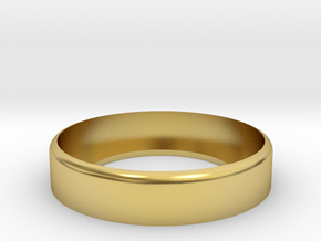 24mm [LP] Flow Ring  in Polished Brass